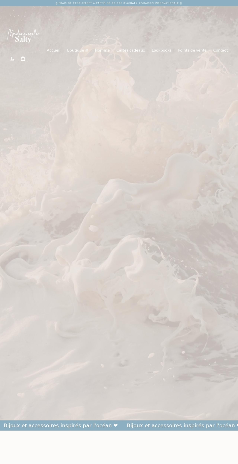mademoisellesalty.com shopify website screenshot