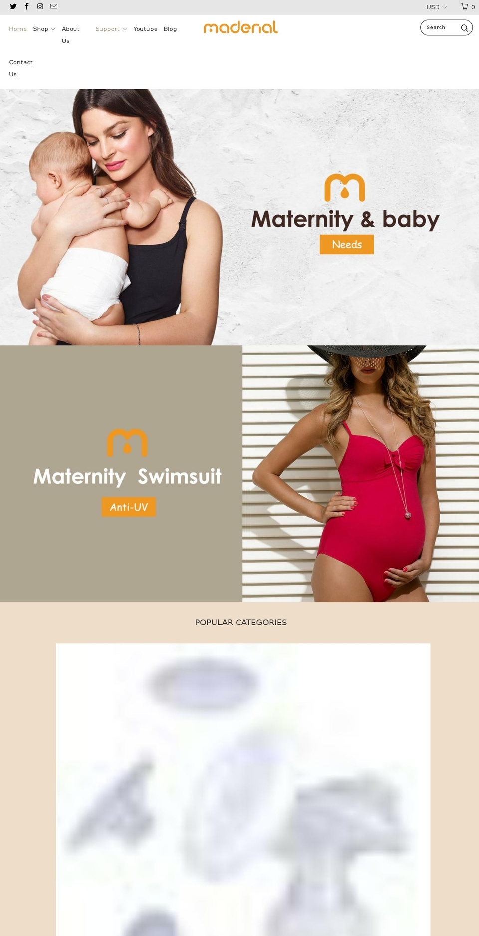 madenal.com — Shopify storefront screenshot