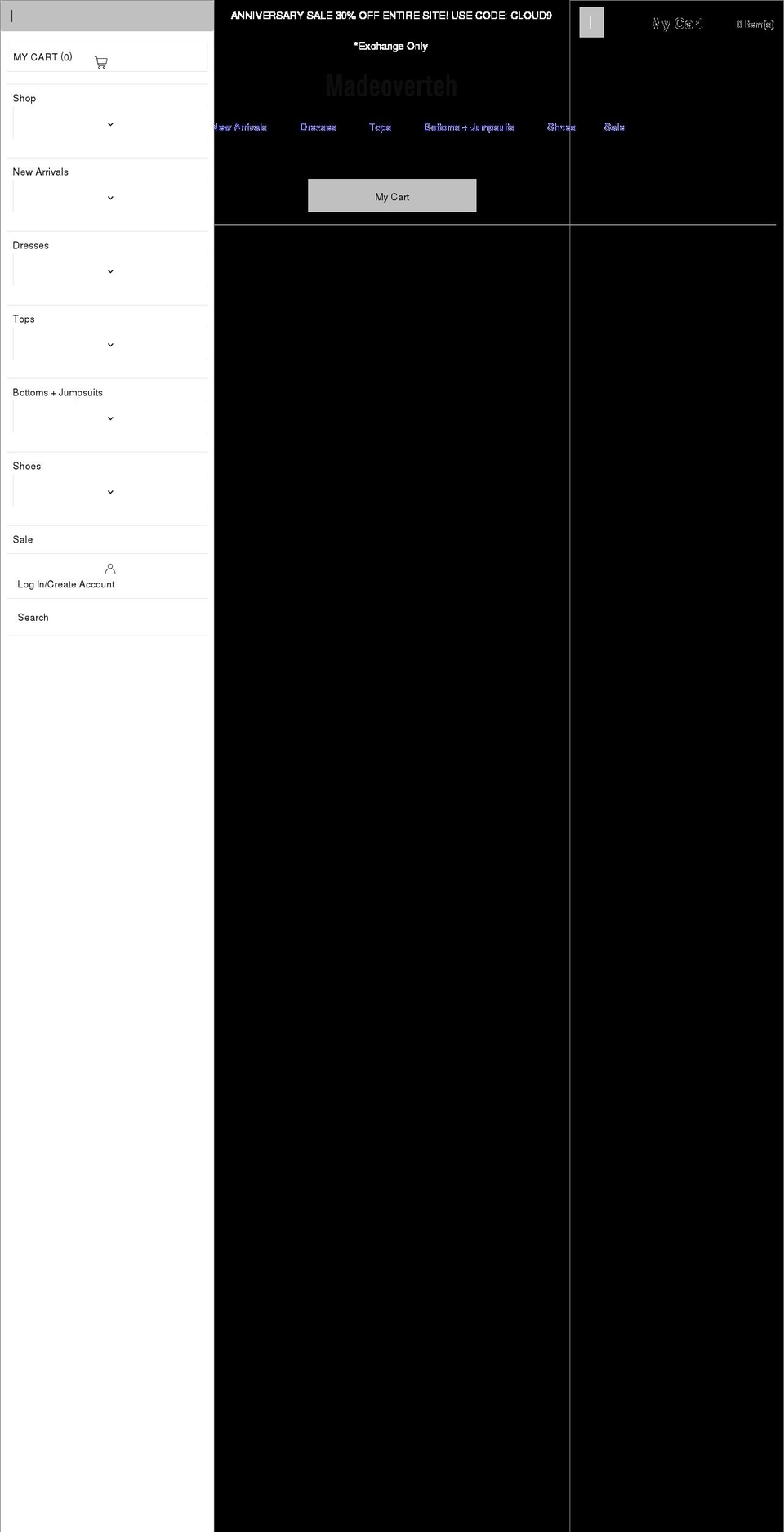 madeoverteh.com shopify website screenshot