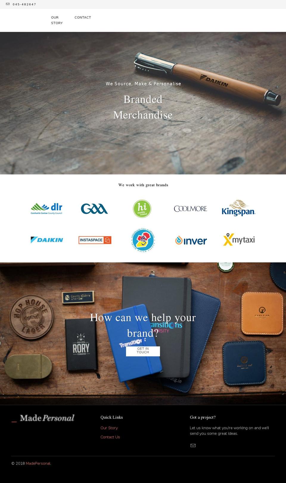 madepersonal.com — Shopify storefront screenshot