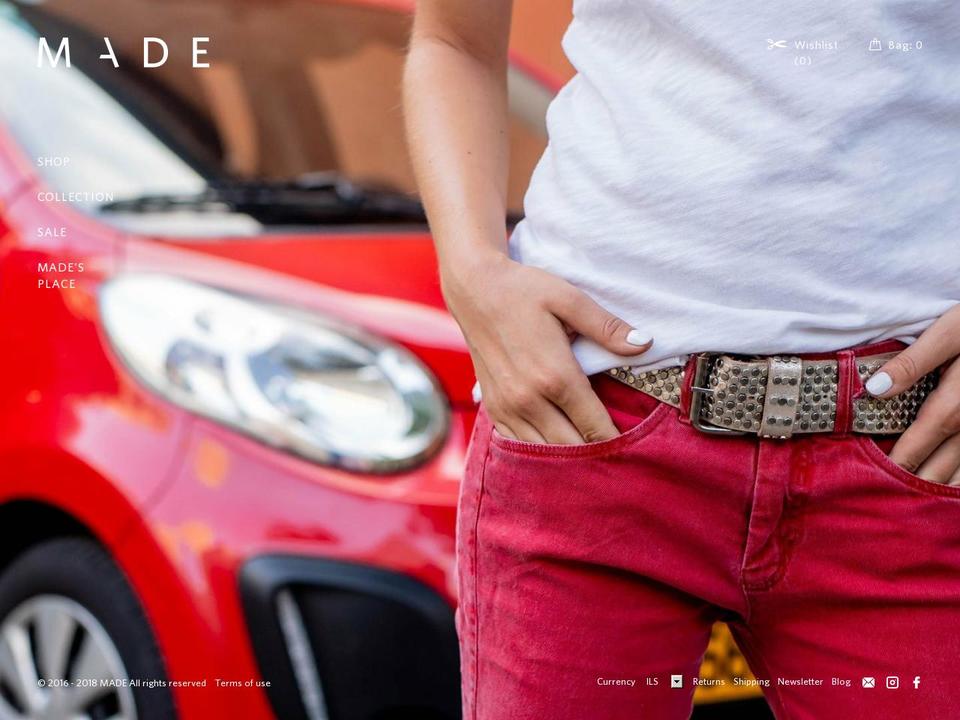 madeplace.com shopify website screenshot