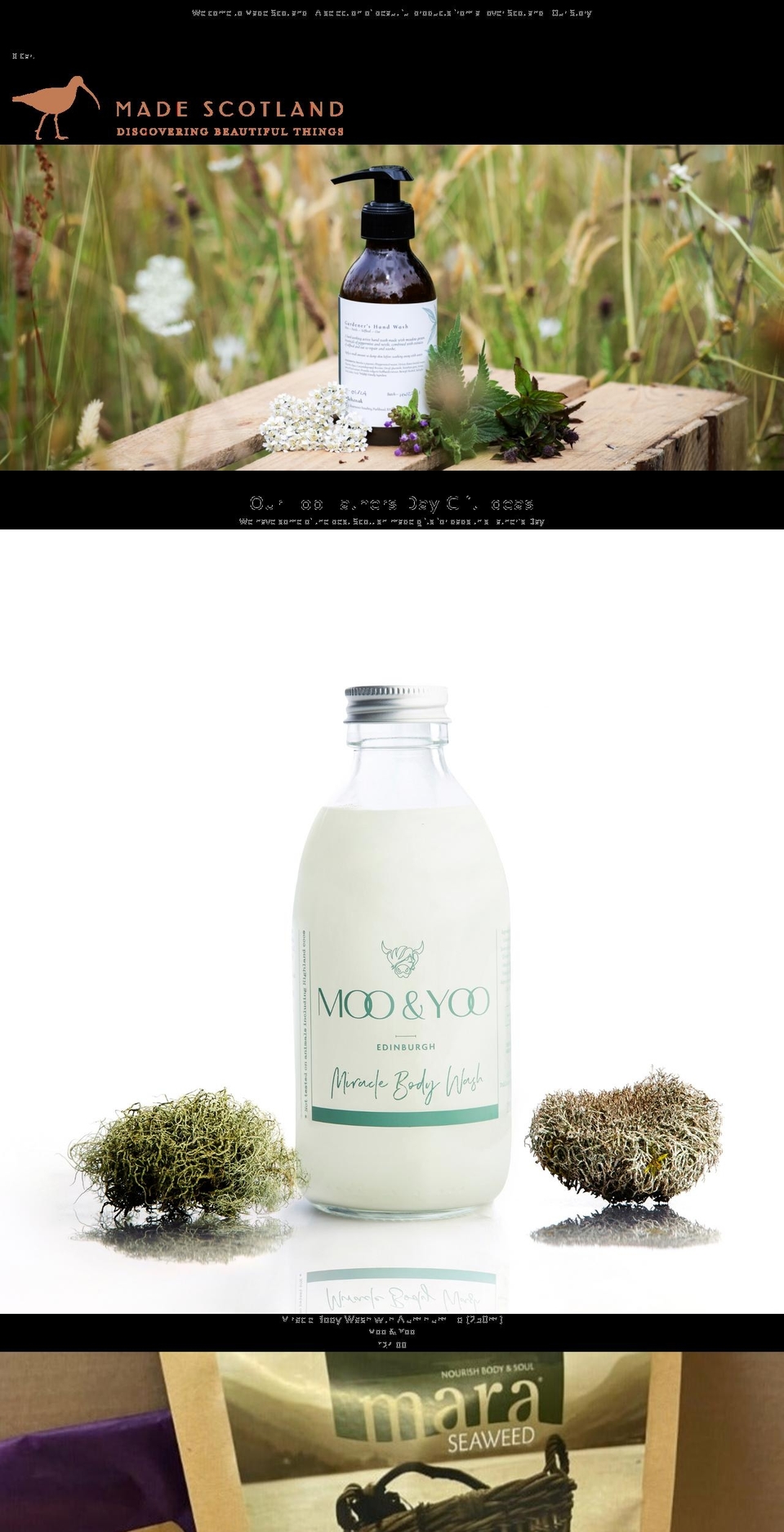 madescotland.com shopify website screenshot
