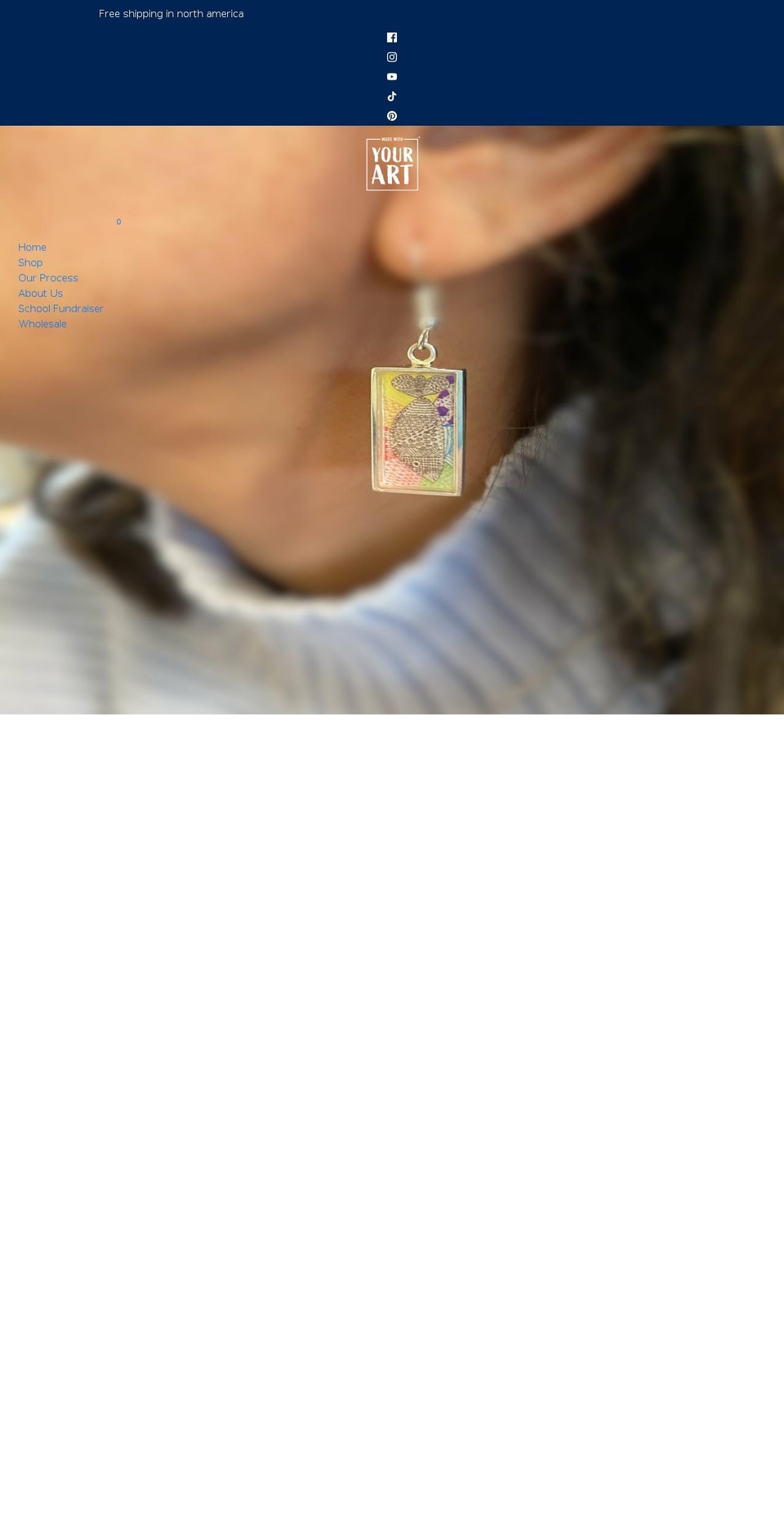 madewithyourart.com shopify website screenshot