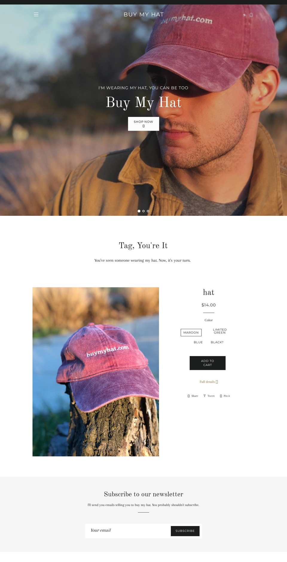 madeyouscan.com — Shopify storefront screenshot