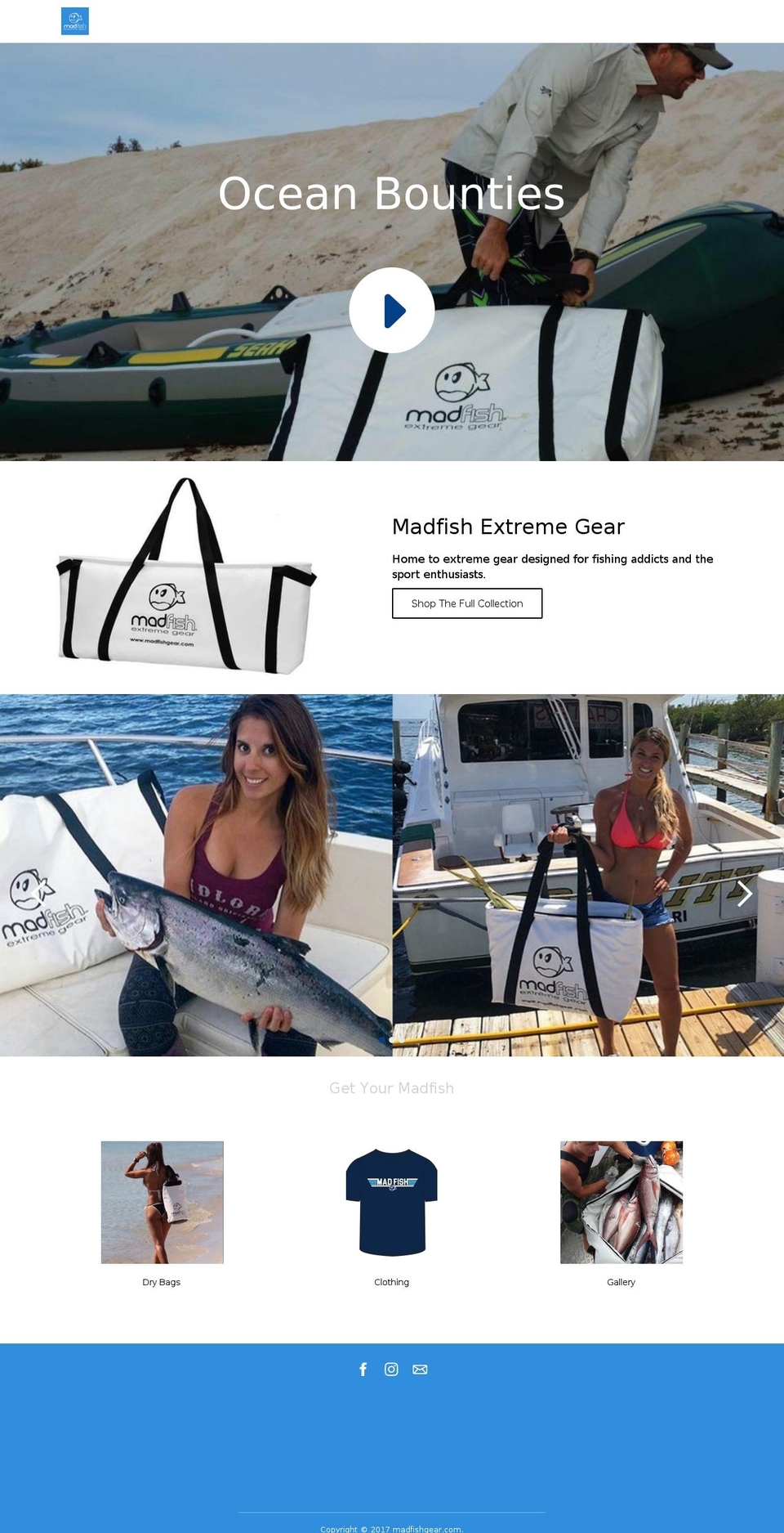 madfishgear.com shopify website screenshot