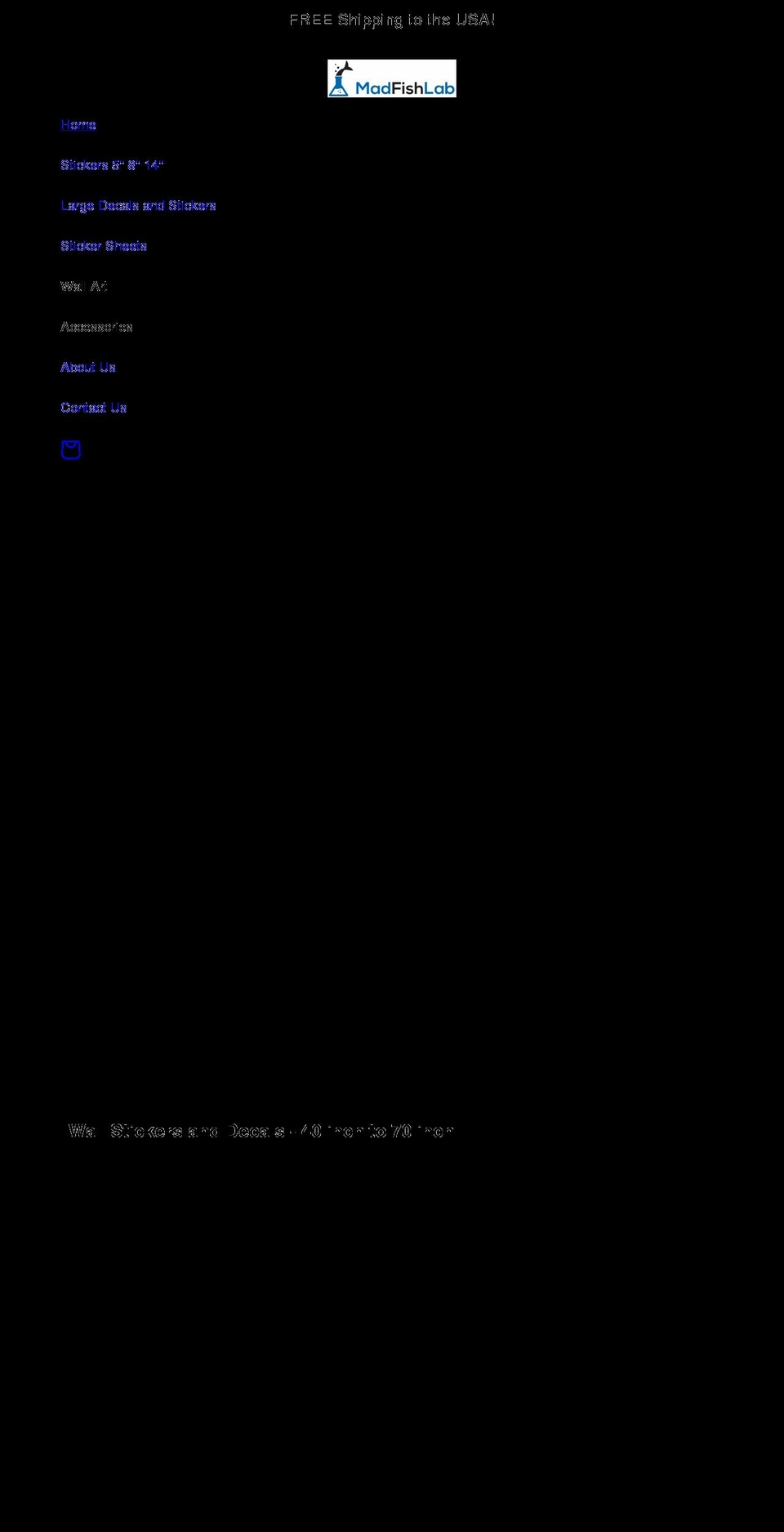 madfishlab.com shopify website screenshot