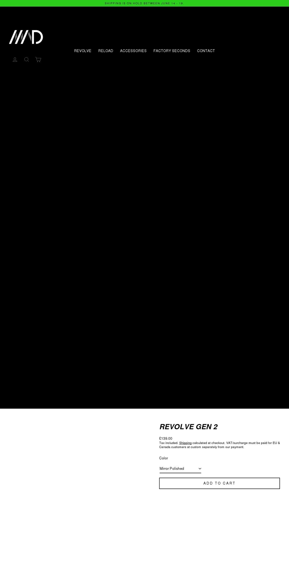 madheaters.com shopify website screenshot