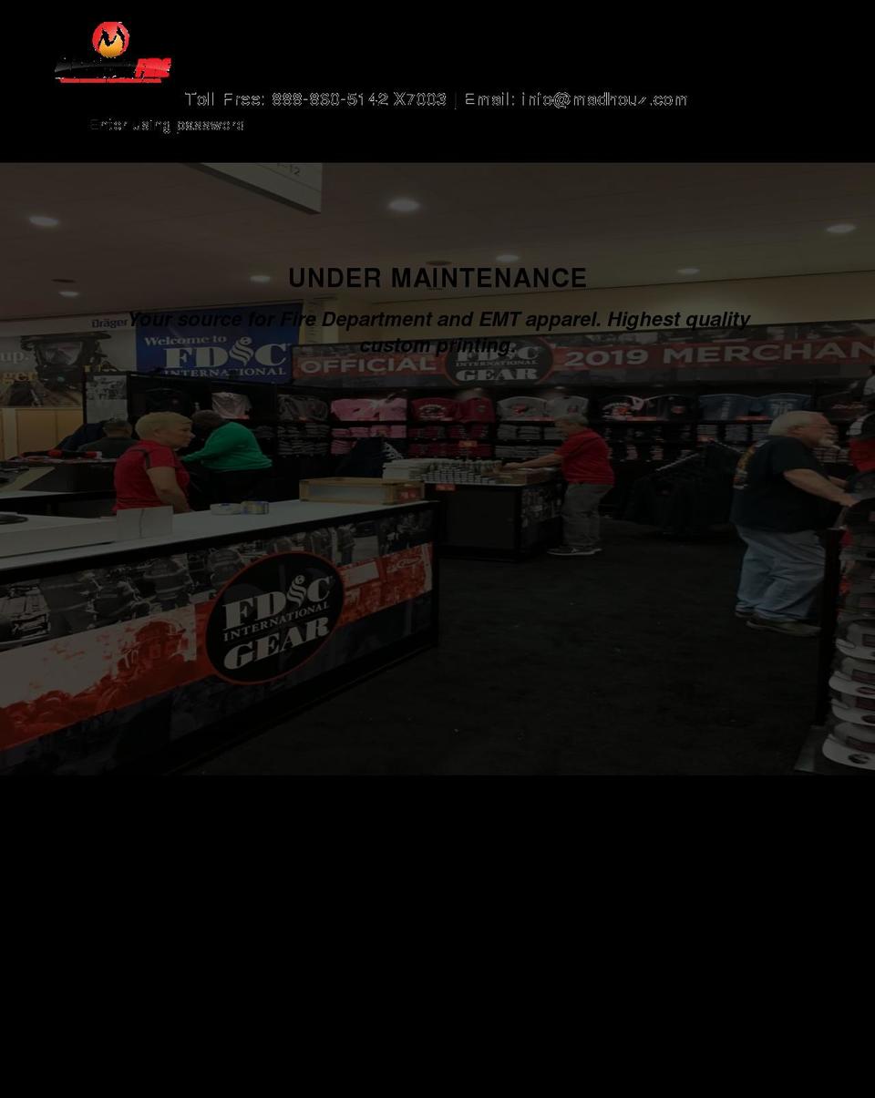 madhouzfire.myshopify.com shopify website screenshot