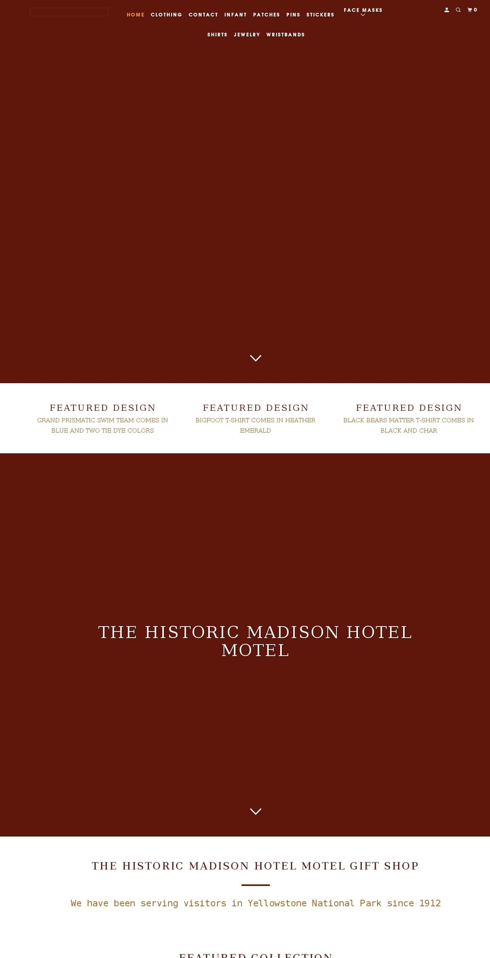 madisongiftshops.com shopify website screenshot