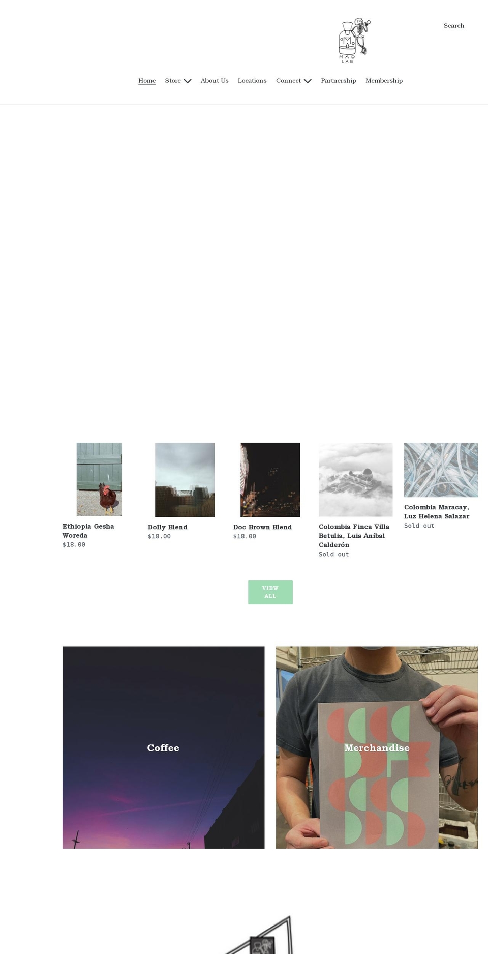 madlab.co shopify website screenshot