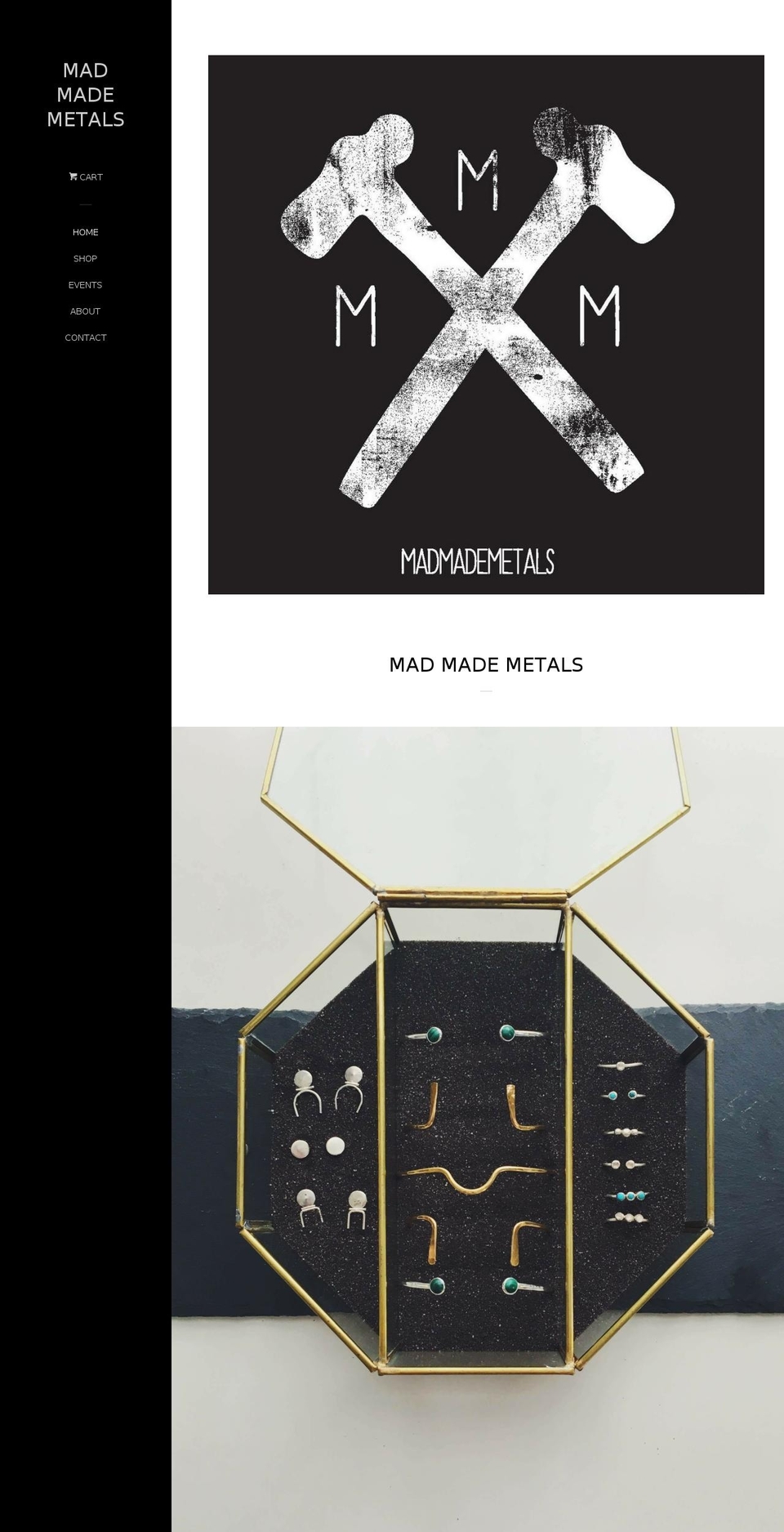 madmademetals.com shopify website screenshot