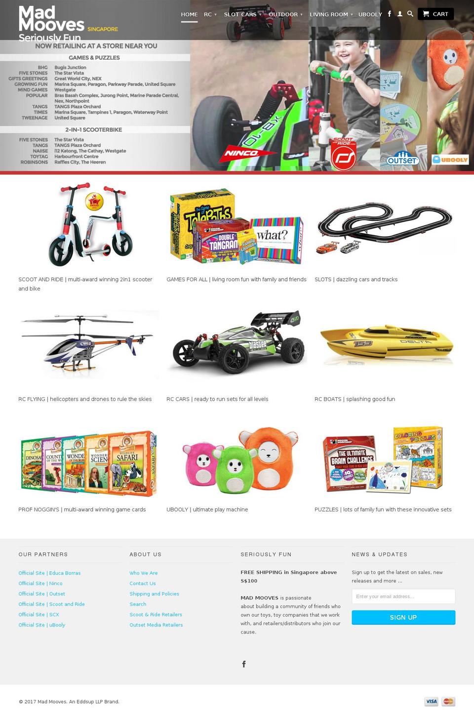 madmooves.com shopify website screenshot