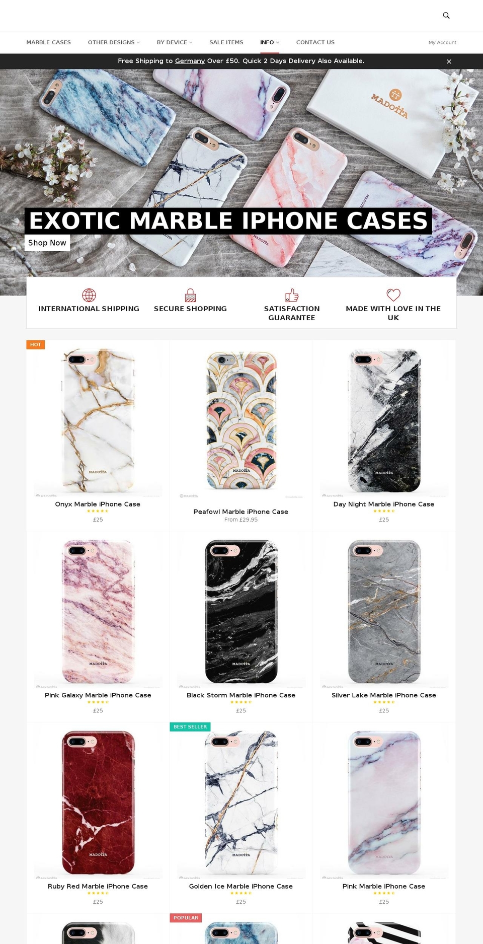 madotta.com shopify website screenshot