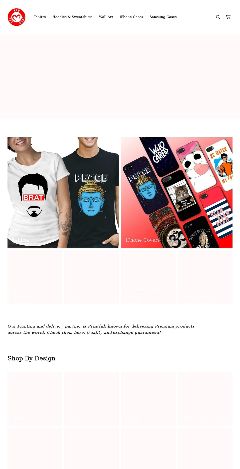 madovertee.com — Shopify storefront screenshot