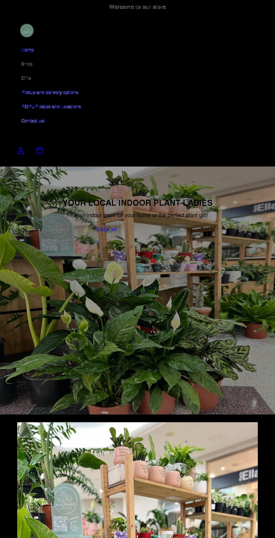 madplantladies.com shopify website screenshot