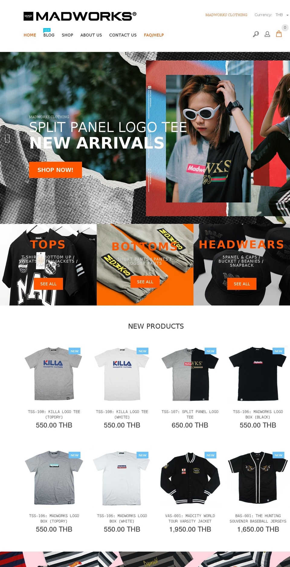 madworksclothing.com shopify website screenshot