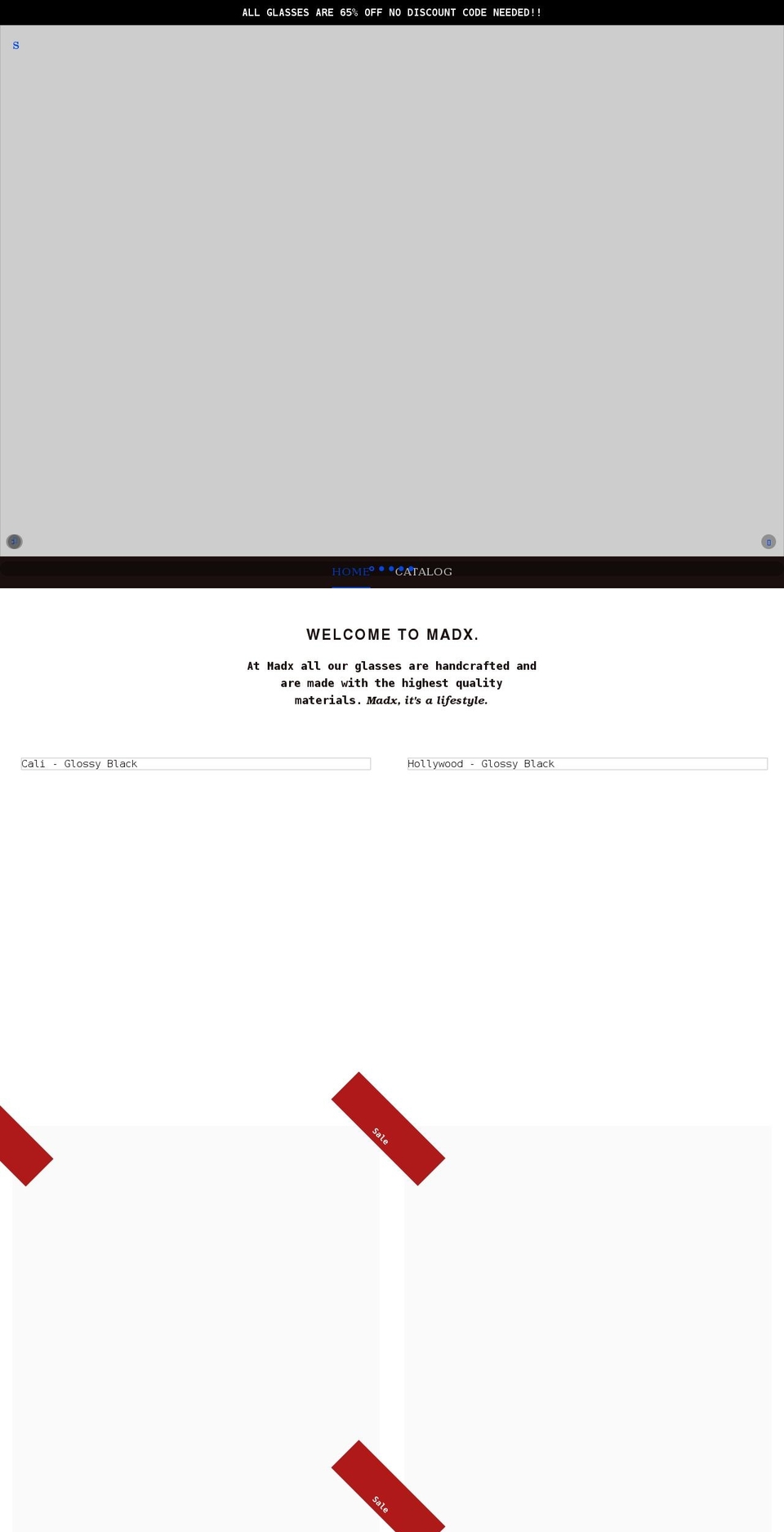 madxusa.com shopify website screenshot