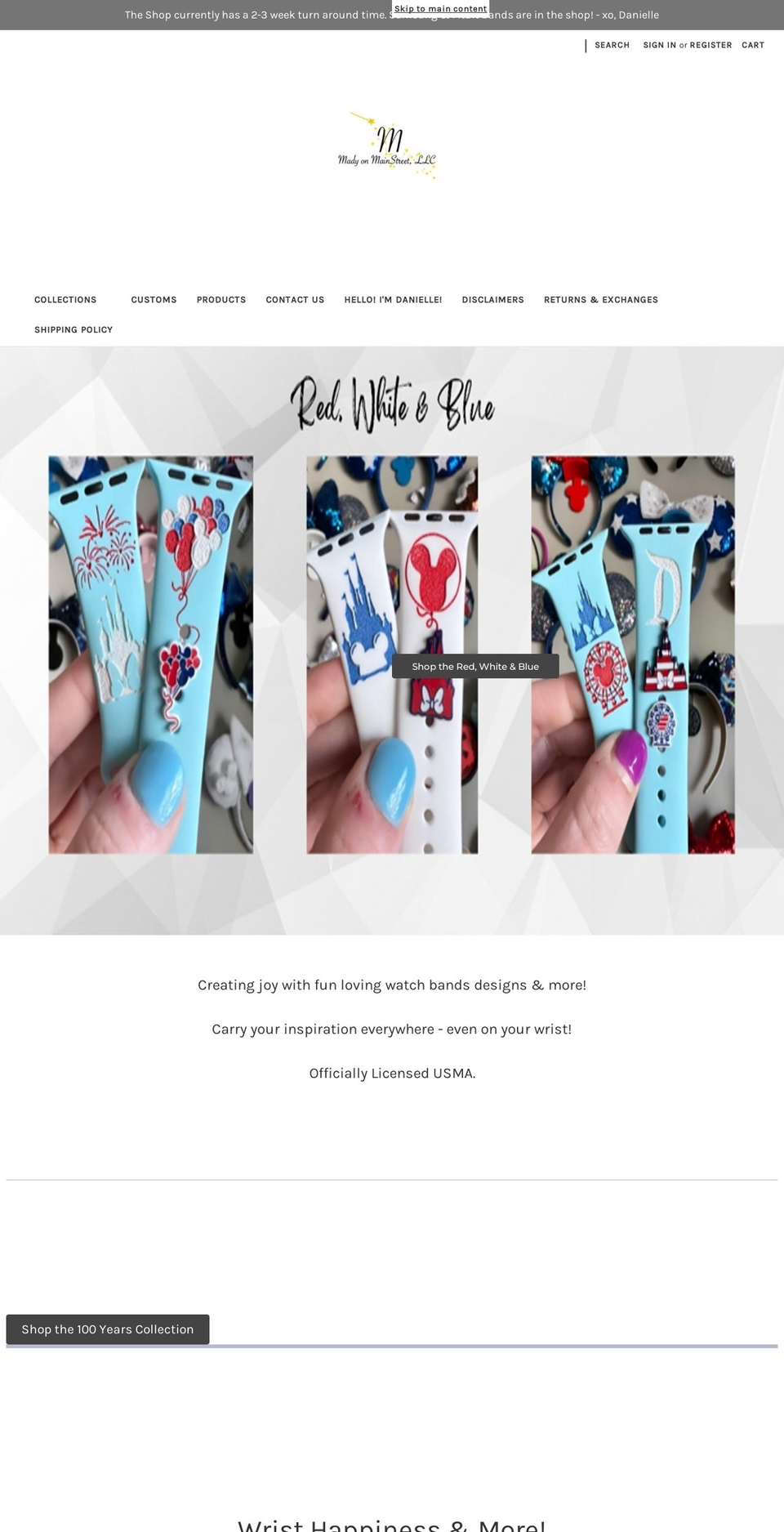 madyonmainstreet.com shopify website screenshot