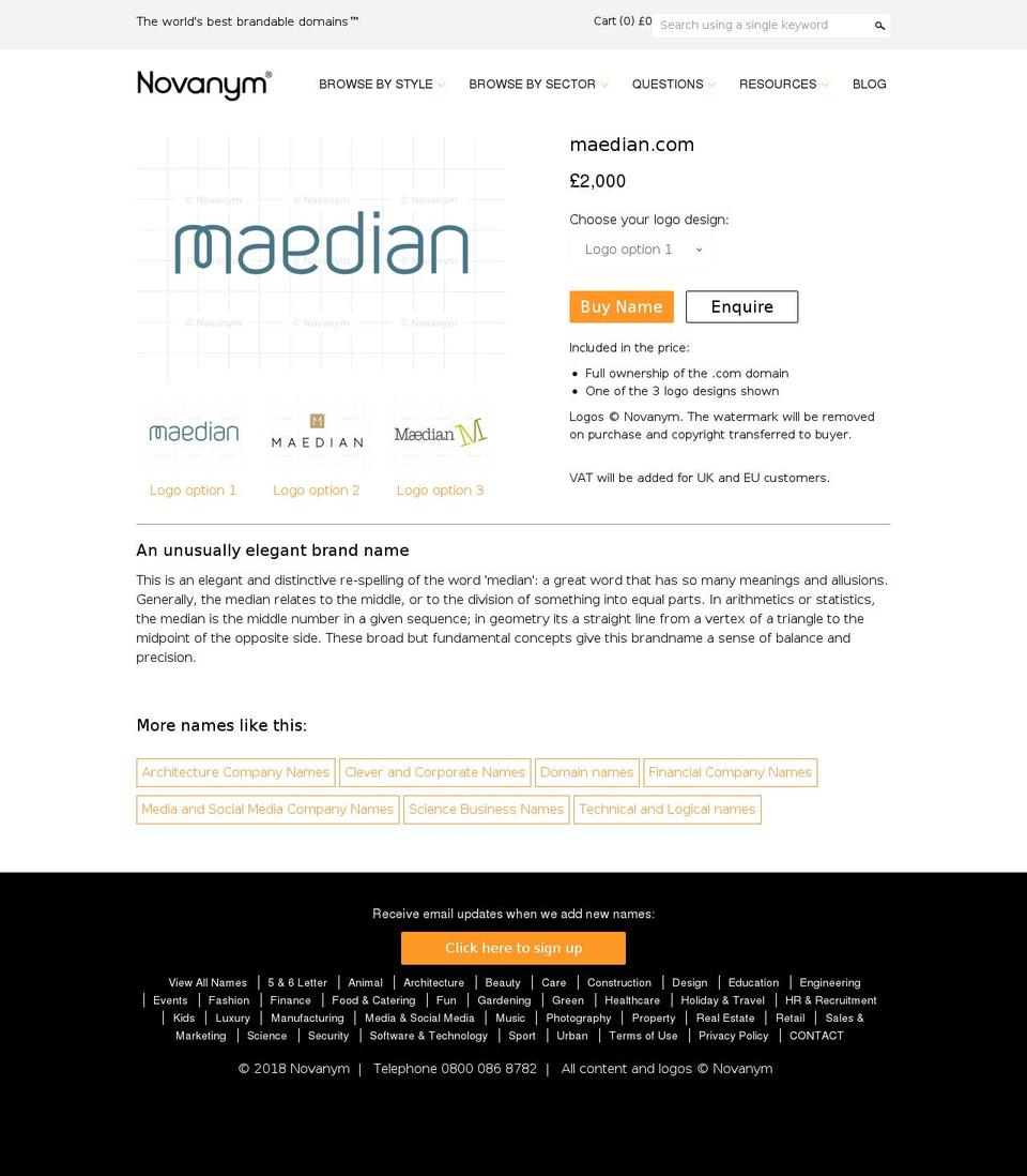 maedian.com shopify website screenshot