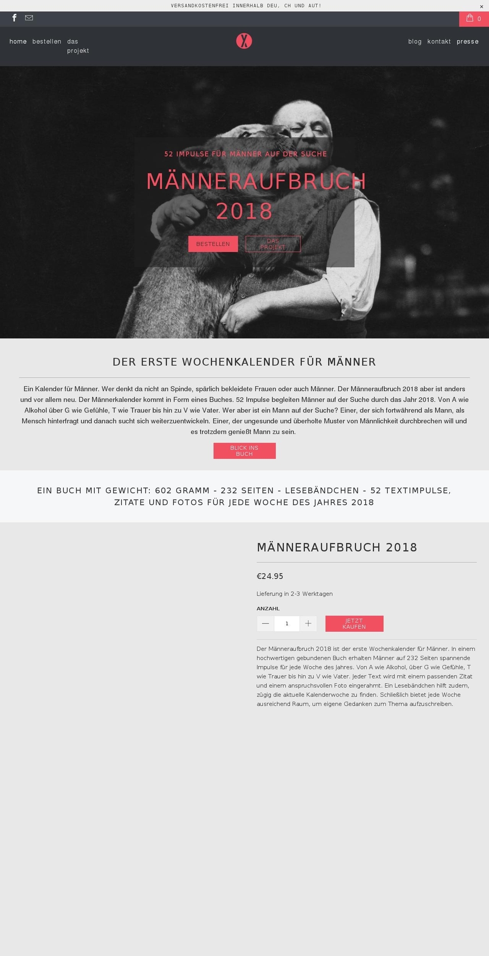 maenner-aufbruch.de shopify website screenshot