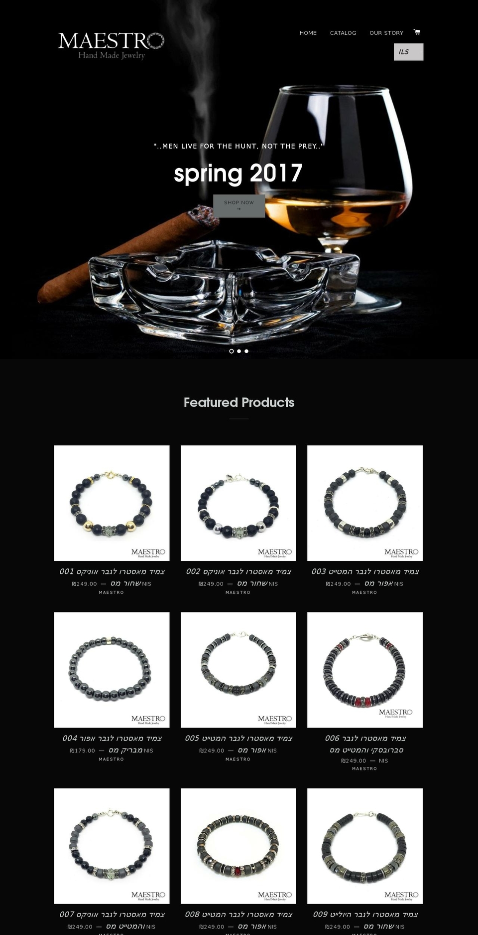 maestrojewels.com — Shopify storefront screenshot