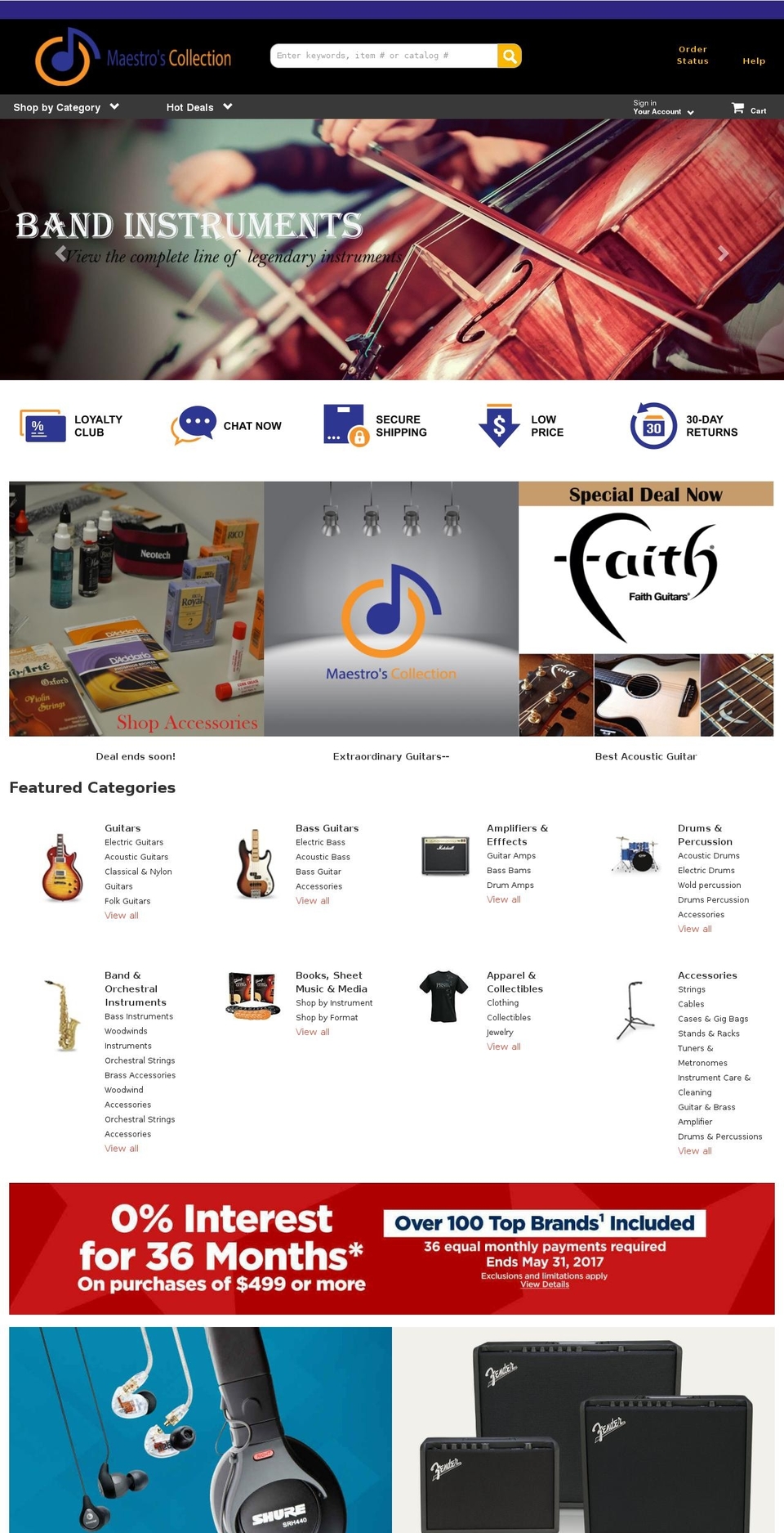 maestroscollection.com — Shopify storefront screenshot