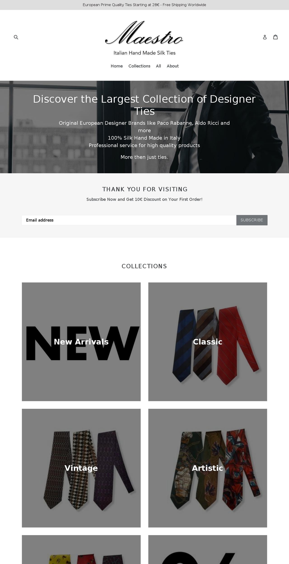 maestroshop.net shopify website screenshot