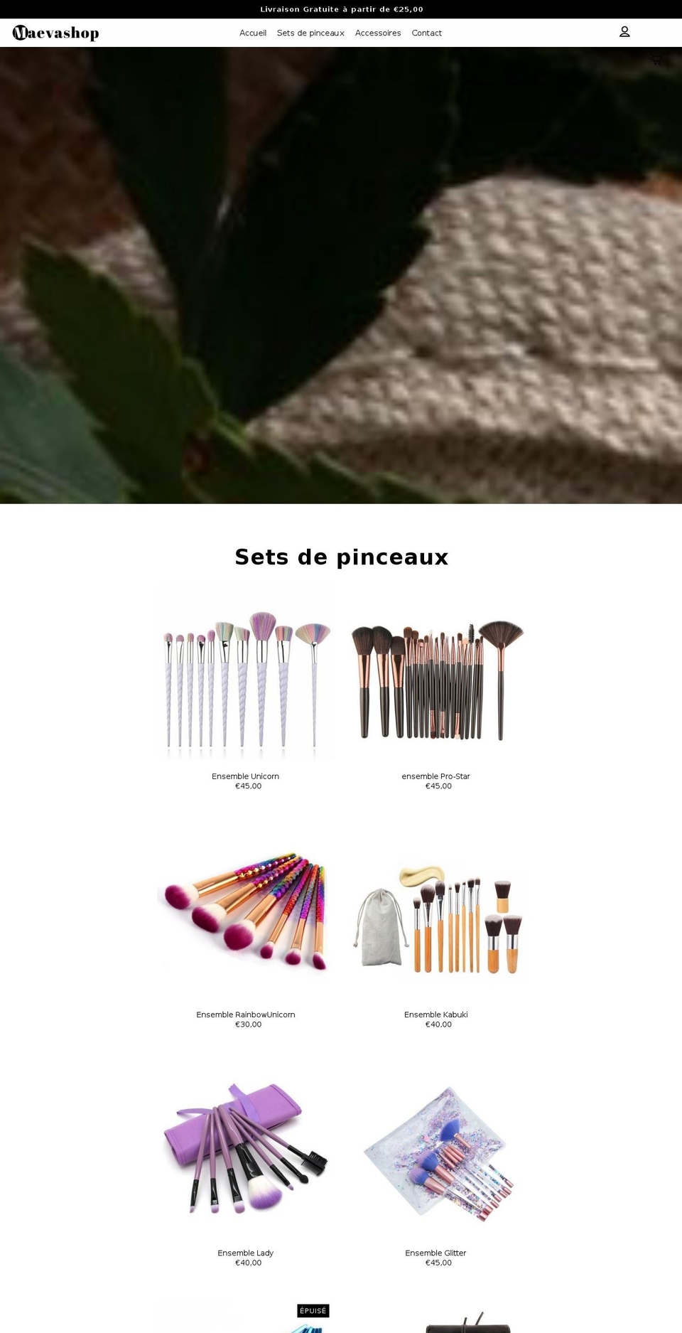 fastlane-1-69-active Shopify theme site example maevashop.com