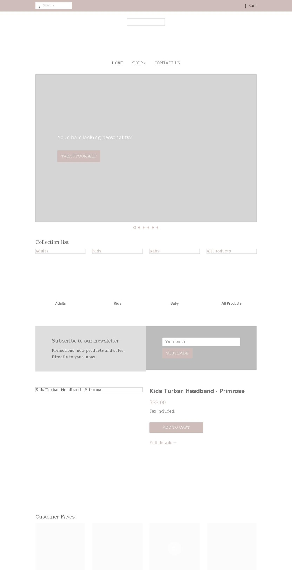 maeveandgrace.com shopify website screenshot
