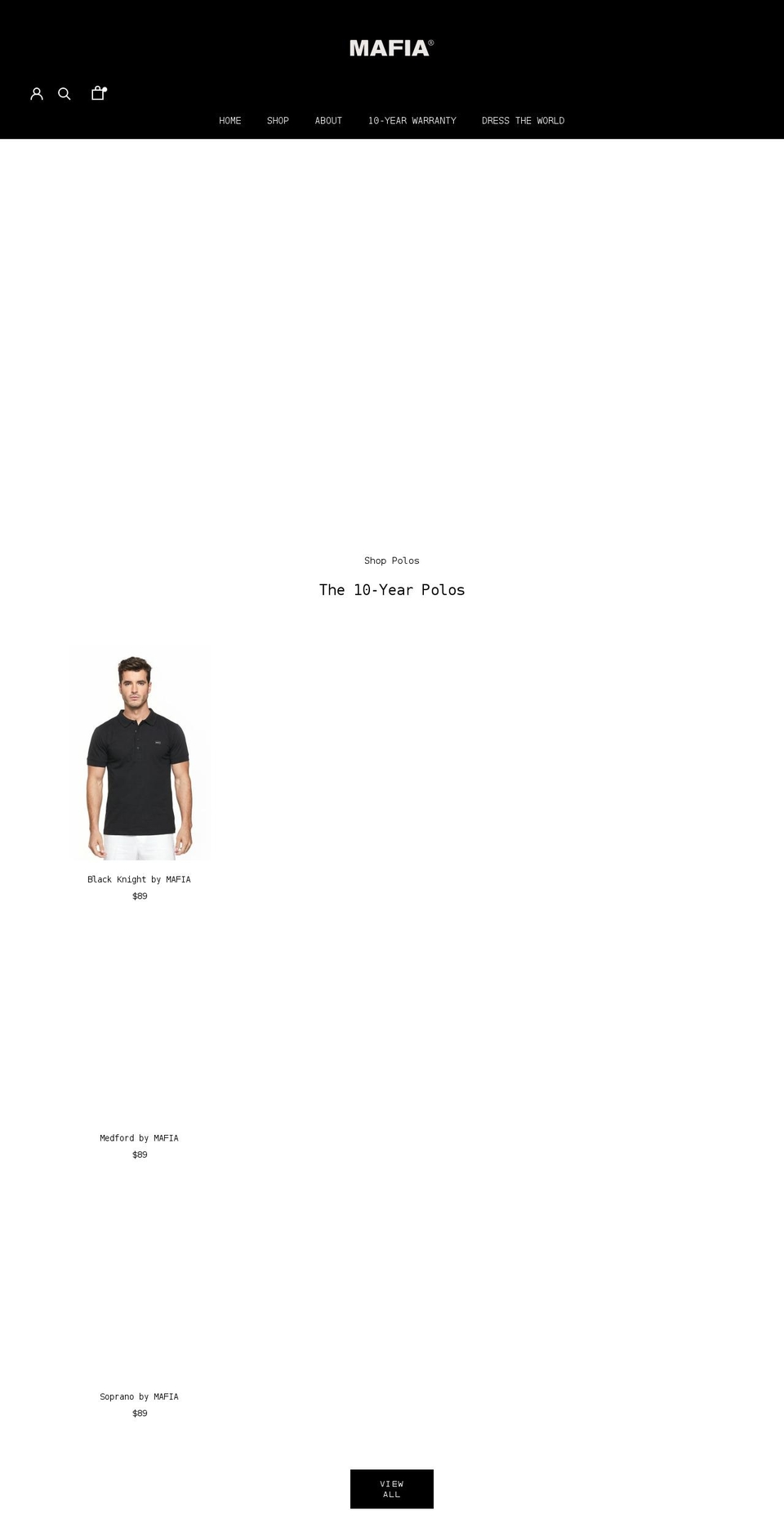 mafia.com shopify website screenshot