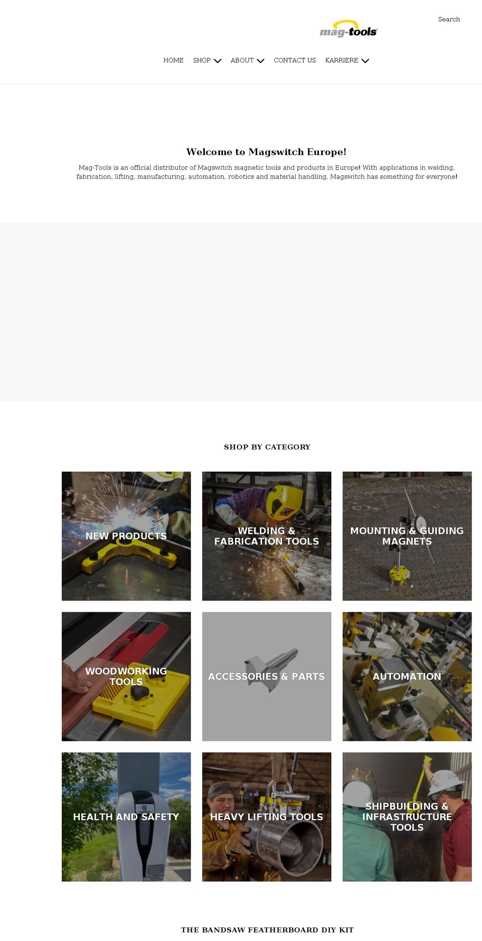 mag-tools.eu shopify website screenshot