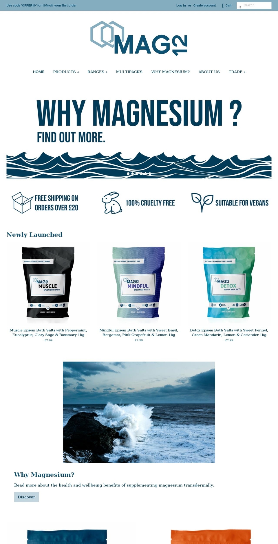 mag12.co.uk shopify website screenshot