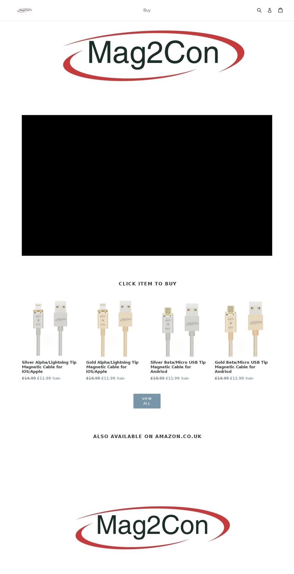 mag2con.com — Shopify storefront screenshot