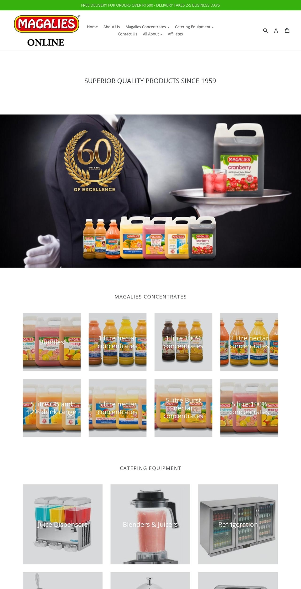 magaliescitrusonline.com — Shopify storefront screenshot