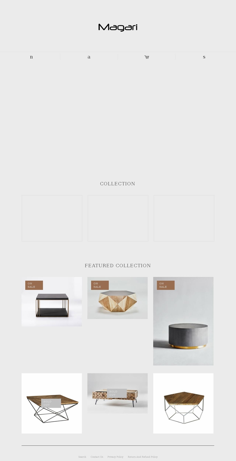 magari.com shopify website screenshot