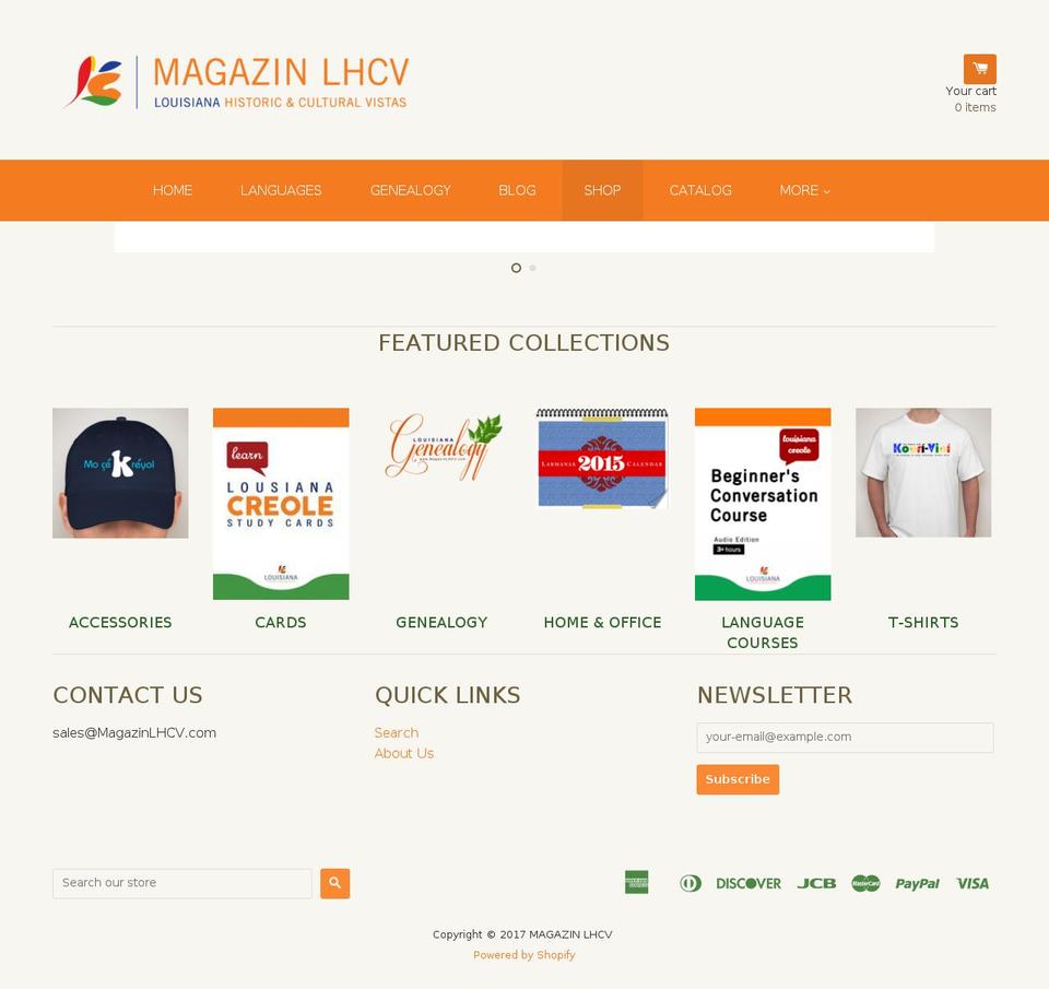 magazinlhcv.com shopify website screenshot