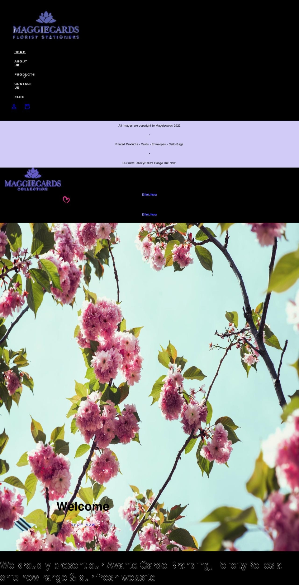 SP  Live Shopify theme site example maggiecards.co.uk