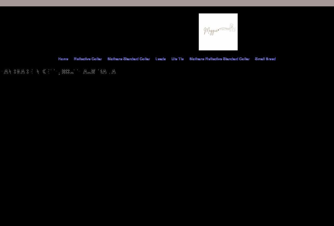 maggiecollars.com shopify website screenshot