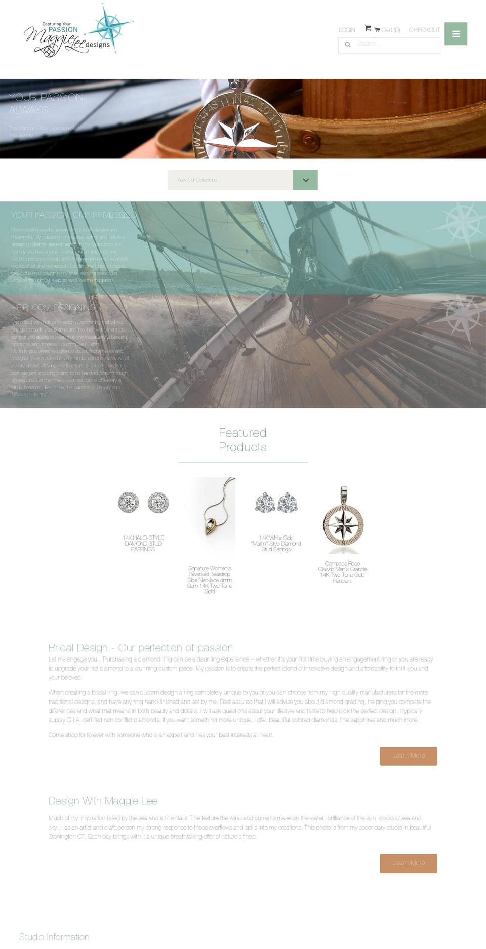 maggieleedesigns.com shopify website screenshot