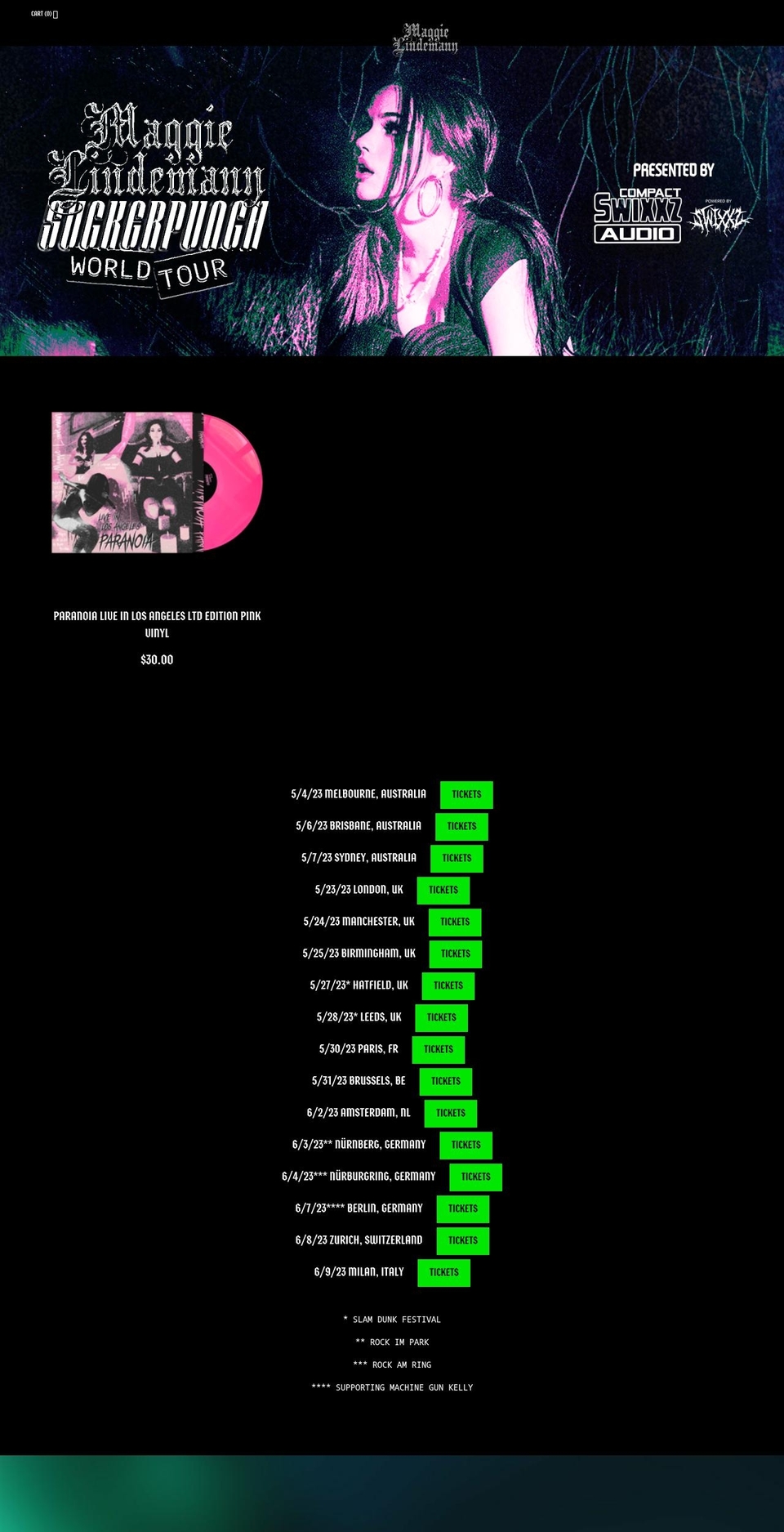 maggielindemann.com shopify website screenshot
