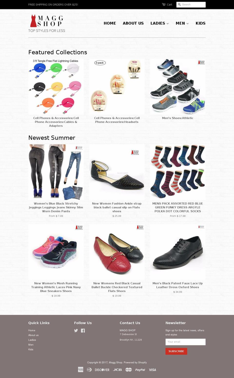 maggshop.com shopify website screenshot