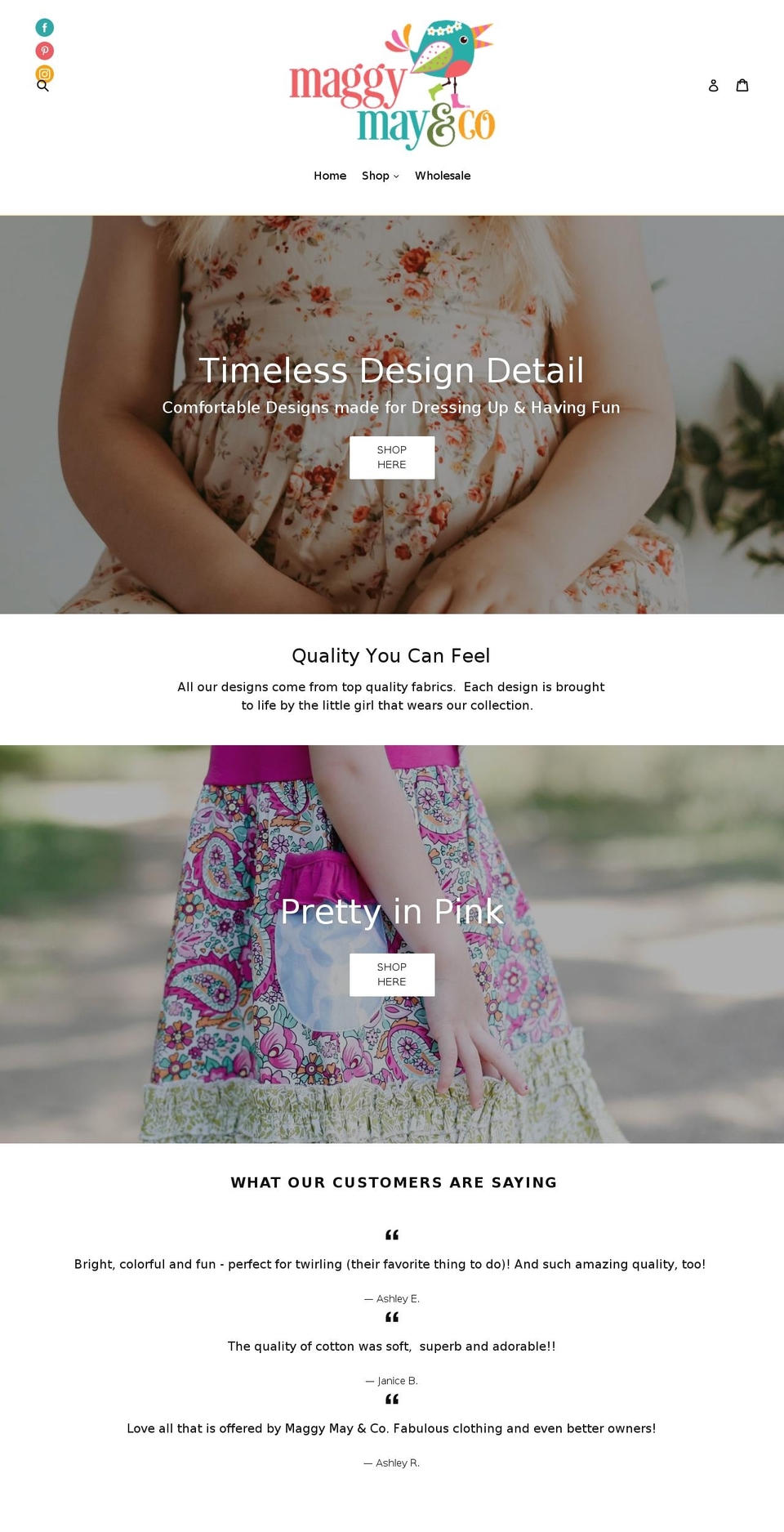maggymayco.com — Shopify storefront screenshot