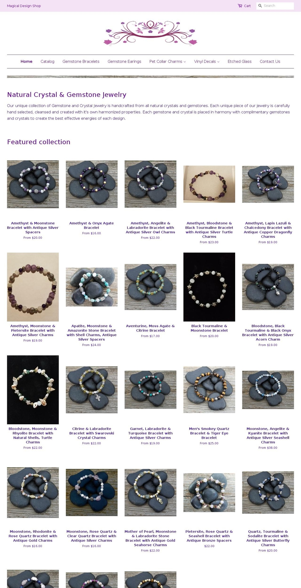 magicaldesignshop.com — Shopify storefront screenshot