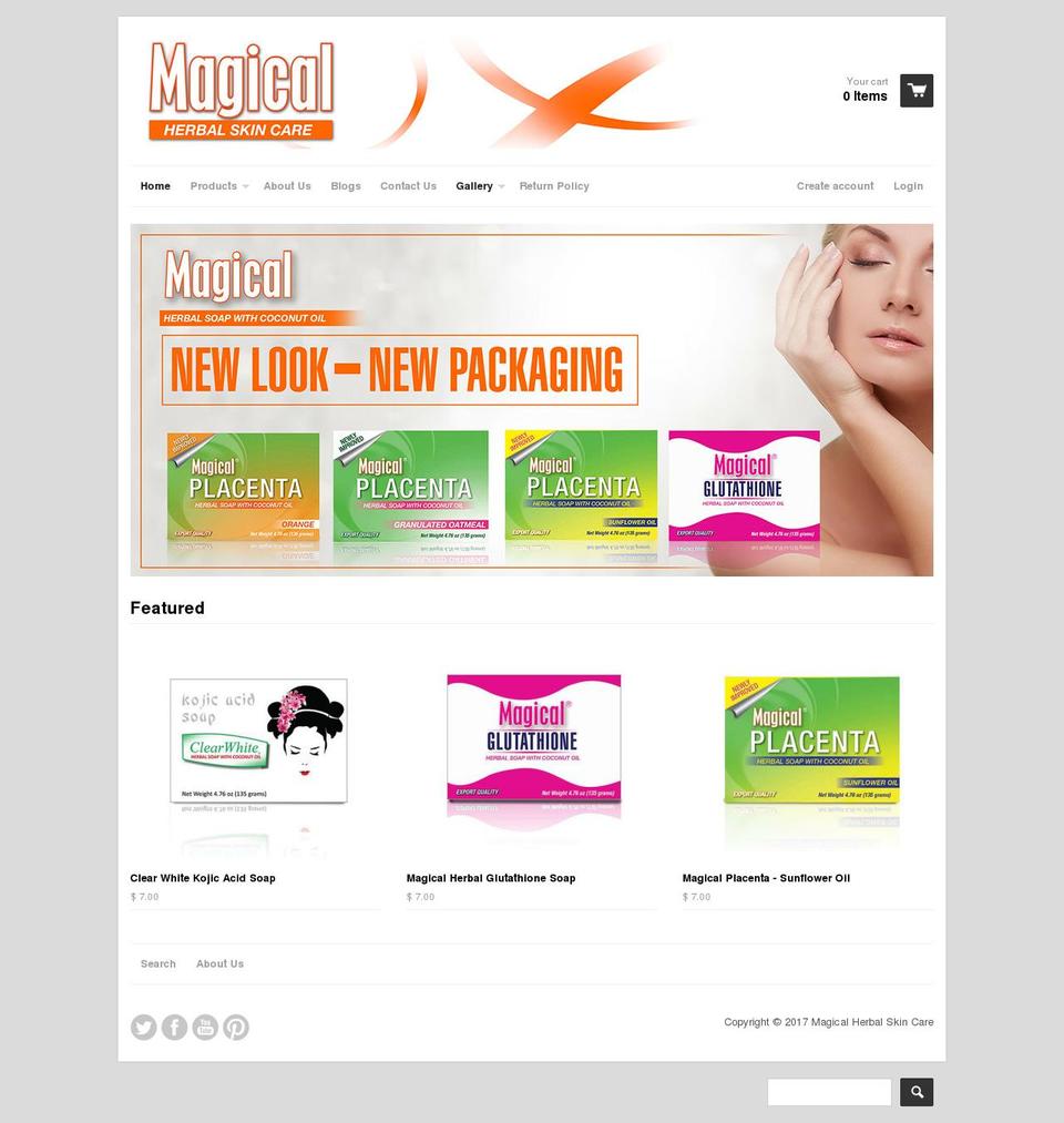 Magical 05-26 Shopify theme site example magicalherbal.com