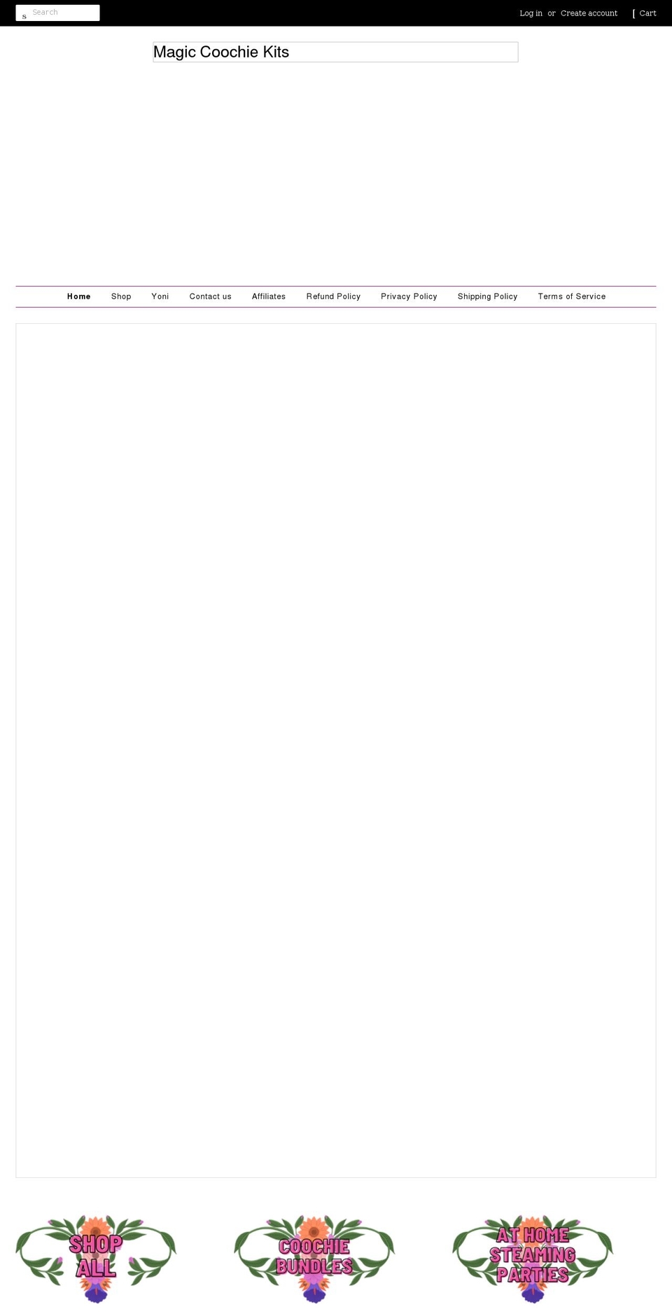 magiccoochiekits.com shopify website screenshot