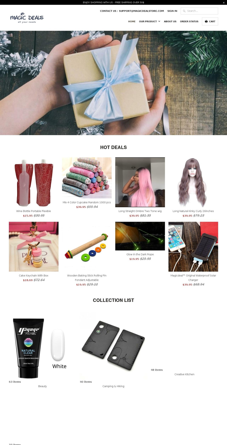 magicdealstore.com shopify website screenshot