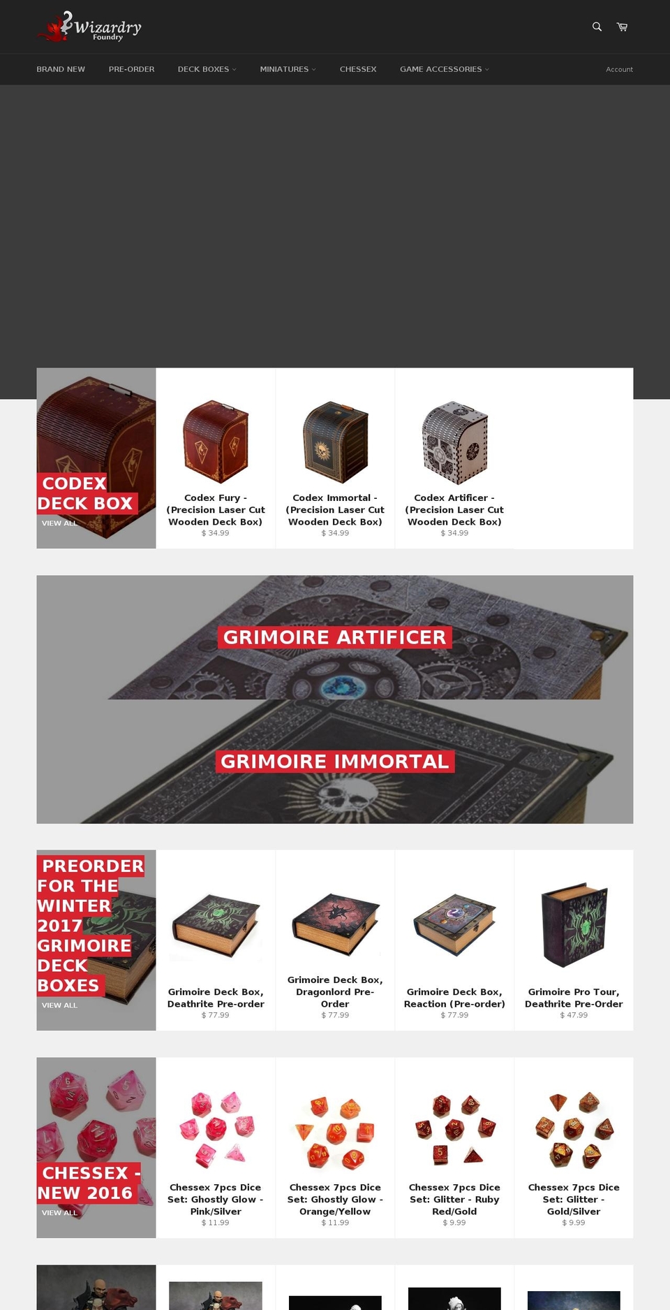 magicdeckbox.com shopify website screenshot