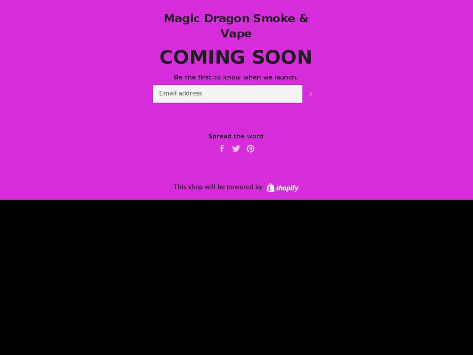 magicdragon.ca shopify website screenshot