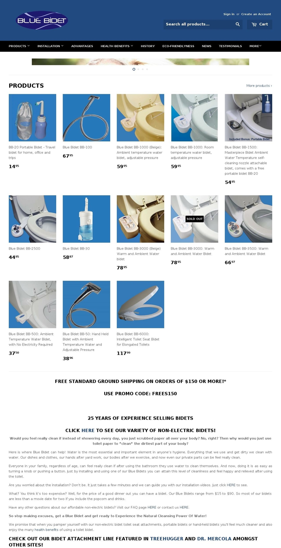 magicfaucetbidet.com shopify website screenshot