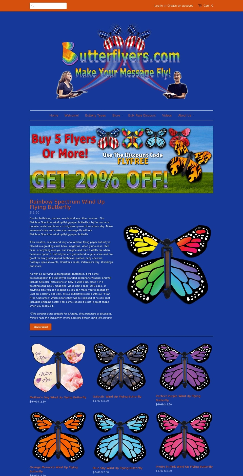 magicflyers.info shopify website screenshot